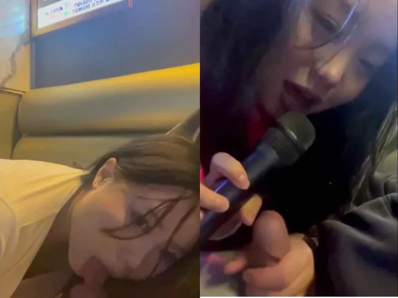 Hát karaoke em cầm nhầm mic thành cặc anh rồi liếm luôn